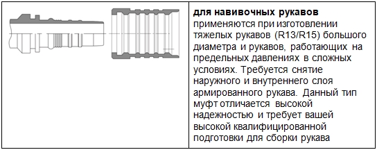 Муфты R13/R15